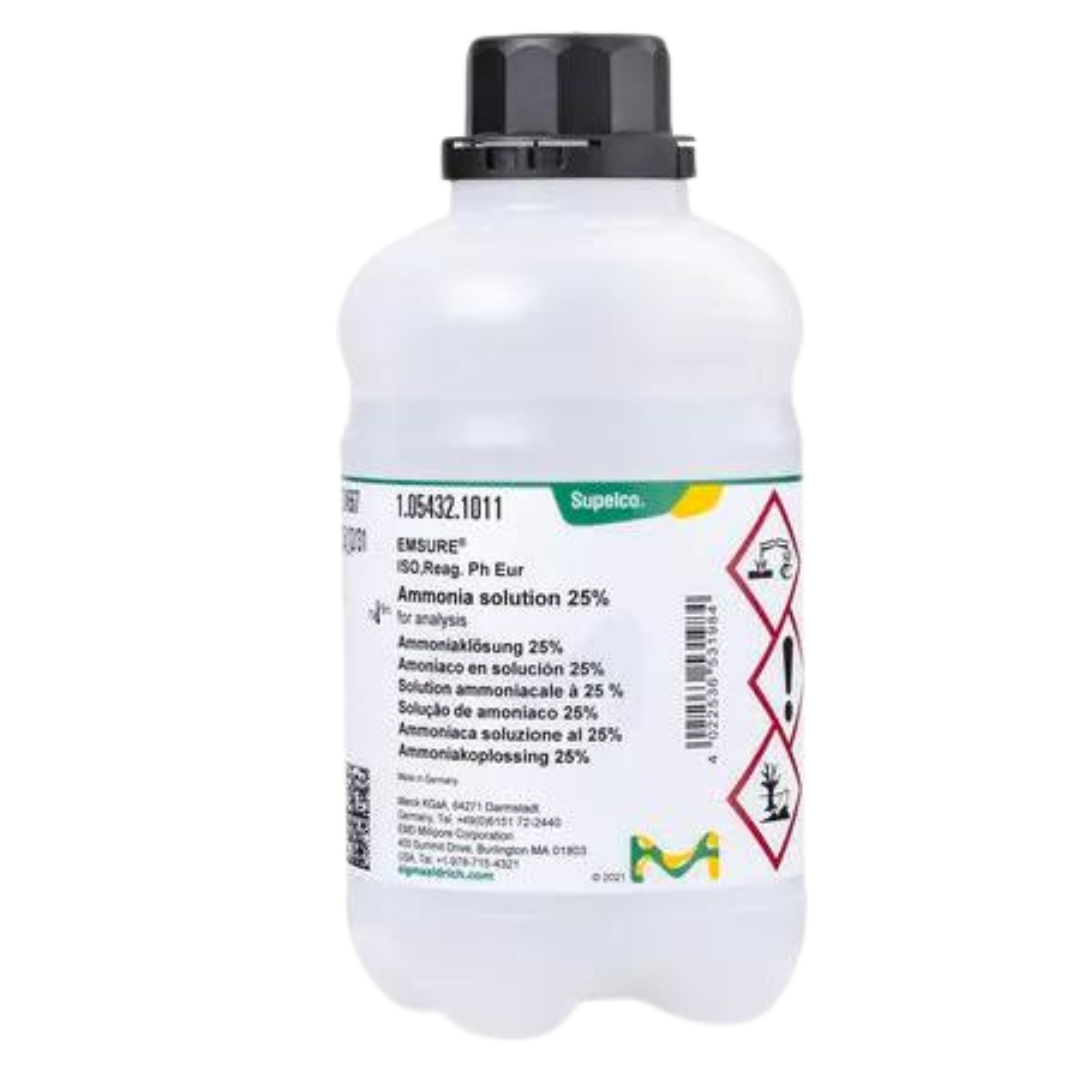 Ammonia solution 25% for analysis EMSURE ISO,Reag. Ph Eur _Merck_ 2.5 L