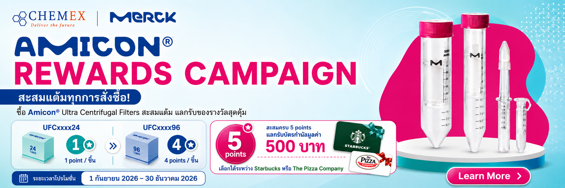 โปรโมชัน Amicon Rewards Campaign ซื้อ Amicon® สะสม points แลก Voucher