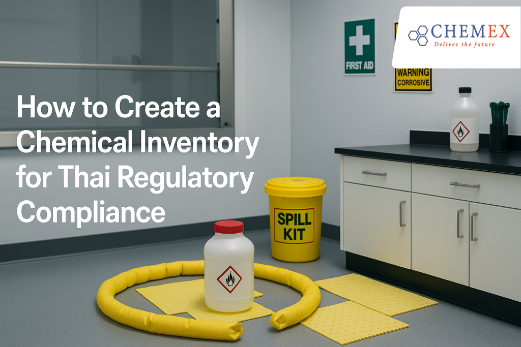 Illustration for How to Create a Chemical Inventory for Thai Regulatory Compliance
