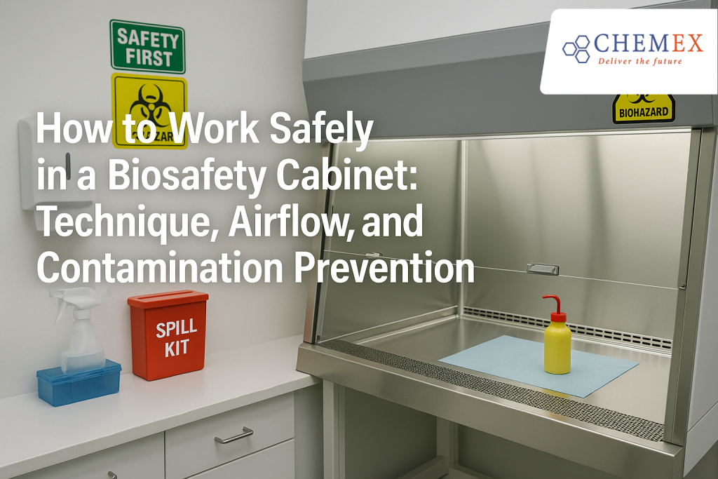 Illustration for How to Work Safely in a Biosafety Cabinet: Technique, Airflow, and Contamination Prevention