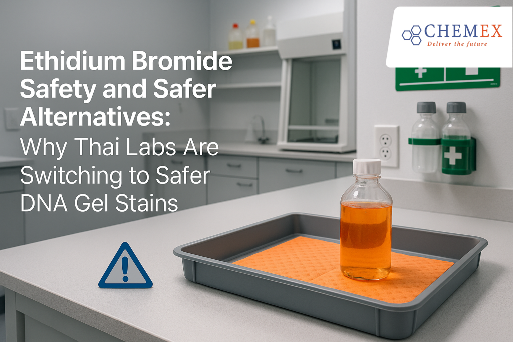 Illustration for Ethidium Bromide Safety and Safer Alternatives: Why Thai Labs Are Switching to Safer DNA Gel Stains