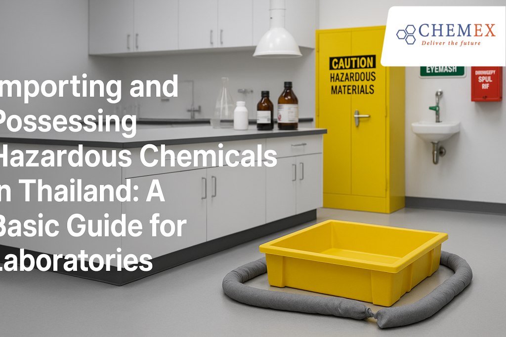 Illustration for Importing and Possessing Hazardous Chemicals in Thailand: A Basic Guide for Laboratories