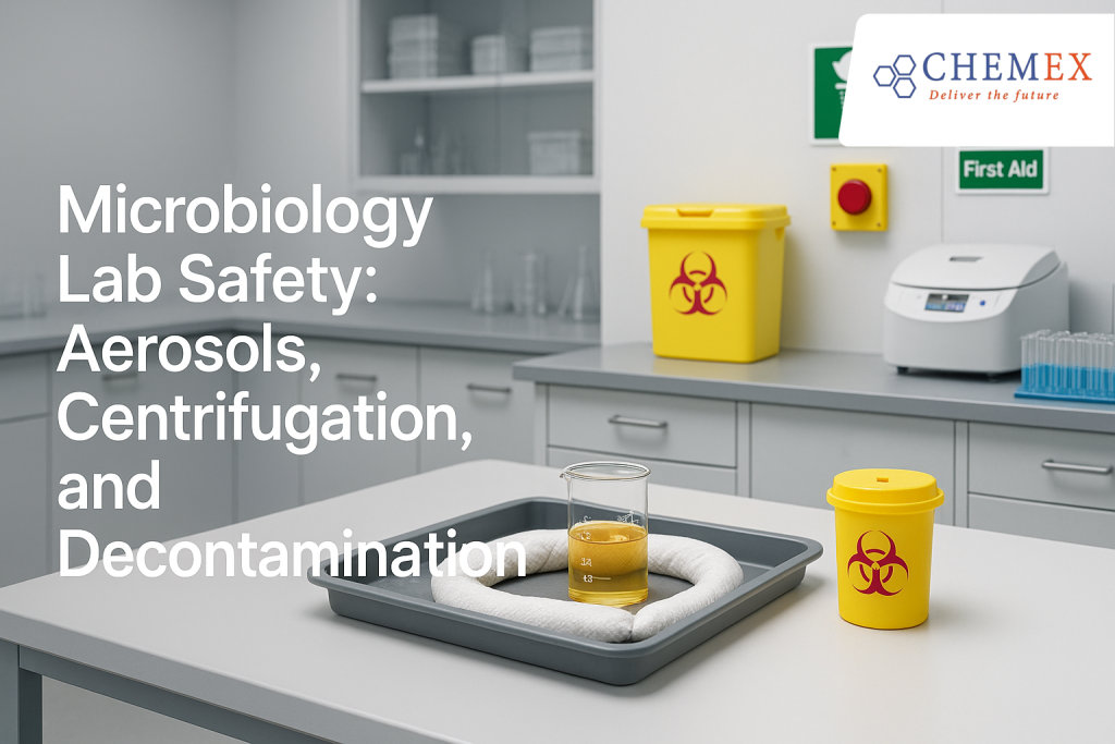 Illustration for Microbiology Lab Safety: Aerosols, Centrifugation, and Decontamination